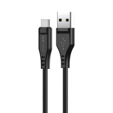 Cabluri de date si incarcare, Cablu pentru incarcare si transfer de date Acefast C3-04, USB-A la USB-C, 3A, 1.2m, Negru, lerato.ro