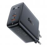 Incarcator retea Acefast A29, 50W, 1A, 2xUSB-C, Negru 2 - lerato.ro