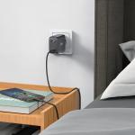 Incarcator retea Acefast A29, 50W, 1A, 2xUSB-C, Negru 3 - lerato.ro
