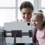 Suport telescopic telefon Acefast E4, Rotire 360 grade, 166 x 185 x 315-500 mm, Negru 18 - lerato.ro