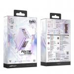 Incarcator retea GaN Acefast A45, 65W, 3A, 2xUSB-C, 1xUSB-A, Violet 5 - lerato.ro
