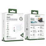 Incarcator retea GaN Acefast A44 UK, 65W, 3A, 2xUSB-C, 1xUSB-A, Alb 7 - lerato.ro