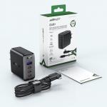 Incarcator retea GaN Acefast A37, 100W, 3A, 3xUSB-C, 1xUSB-A, Cablu USB-C 2m inclus, Negru 8 - lerato.ro