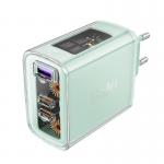 Incarcator retea GaN Acefast A45, 65W, 2xUSB-C, 1xUSB-A, Verde 10 - lerato.ro