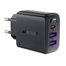 Incarcator retea Acefast A57, 35W, 1xUSB-C, 2xUSB-A, Negru