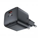 Incarcator retea GaN Acefast A77 Mini, 30W, USB-C, Quick Charging, Negru 3 - lerato.ro