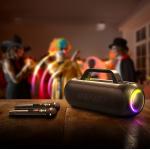 Boxa portabila wireless Acefast K1 cu 2 microfoane, 200W, Bluetooth 5.0, 18000 mAh, Incarcare USB-C, Negru 11 - lerato.ro