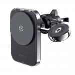 Suport auto Acefast D18, Air Vent Mount, Compatibil MagSafe, Incarcare wireless 15W, Cablu USB-A la USB-C inclus, Negru 2 - lerato.ro