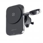 Suport auto Acefast D18, Air Vent Mount, Compatibil MagSafe, Incarcare wireless 15W, Cablu USB-A la USB-C inclus, Negru 5 - lerato.ro
