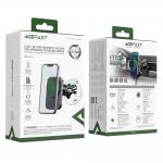 Suport auto Acefast D18, Air Vent Mount, Compatibil MagSafe, Incarcare wireless 15W, Cablu USB-A la USB-C inclus, Negru 8 - lerato.ro