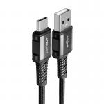 Cablu Acefast C1-04, USB-A la USB-C, 3A, 1.2m, Negru 2 - lerato.ro