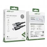 Cablu Acefast C1-04, USB-A la USB-C, 3A, 1.2m, Negru 6 - lerato.ro