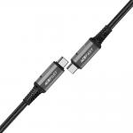 Cablu pentru incarcare si transfer Acefast C1-09, USB-C la USB-C, 240W, 5A, 40Gbps, 4K, 1m, Negru 3 - lerato.ro