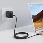 Cablu pentru incarcare si transfer Acefast C1-09, USB-C la USB-C, 240W, 5A, 40Gbps, 4K, 1m, Negru 5 - lerato.ro