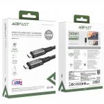 Cablu pentru incarcare si transfer Acefast C1-09, USB-C la USB-C, 240W, 5A, 40Gbps, 4K, 1m, Negru 6 - lerato.ro