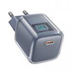 Incarcator retea Acefast A53, 30W, 3A, 1xUSB-C, Gri 2 - lerato.ro