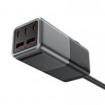 Incarcator retea Acefast Z2, 75W, 3xUSB-C, 2xUSB-A, Negru / Gri 3 - lerato.ro