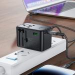 Incarcator retea Acefast Z1, 75W, 3xUSB-C, 2xUSB-A, Negru 4 - lerato.ro