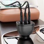 Incarcator auto Acefast B14, 165W, 5A, 2xUSB-C, 1xUSB-A, Negru 8 - lerato.ro