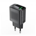 Incarcator retea GaN Acefast A90, 18W, USB-A, Quick Charging, Negru 2 - lerato.ro