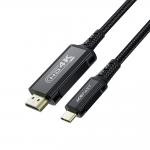 Cablu video Acefast C1, USB-C la HDMI tata, 4K, 60Hz, HDR, 1.8m, Negru 3 - lerato.ro