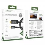 Cablu video Acefast C1, USB-C la HDMI tata, 4K, 60Hz, HDR, 1.8m, Negru 8 - lerato.ro