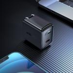 Incarcator retea Acefast A23, 30W, 1A, 1xUSB-C, Priza SUA, Negru 3 - lerato.ro