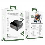 Incarcator retea Acefast Z6, 65W, 3A, 2xUSB-C, 2xUSB-A, Negru 6 - lerato.ro