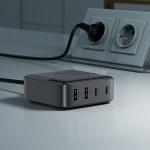 Incarcator retea Acefast Z6, 65W, 3A, 2xUSB-C, 2xUSB-A, Negru 8 - lerato.ro