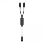 Cablu Acefast C5, USB-C la 2xUSB-C, 100W, 5A, 480Mbps, 1.2m, Negru 2 - lerato.ro