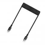 Cablu pentru incarcare si transfer de date cu arc Acefast C14-03, USB-C la USB-C, 3A, 480Mbps, 1.2m, Negru 3 - lerato.ro