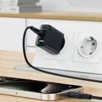 Incarcator retea Acefast A78 GaN, 1xUSB-C, 1xUSB-A, 20W, 3A, Negru 7 - lerato.ro