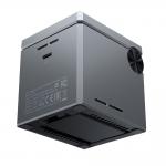 Statie de incarcare 3 in 1 Acefast E18 Rubik Cube, Compatibil MagSafe, Wireless Charging, 15W, USB-C, Gri 5 - lerato.ro