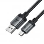 Cablu pentru incarcare si transfer de date Acefast C20-04, USB-A la USB-C, 3A, 480Mbps, 1.2m, Negru 4 - lerato.ro