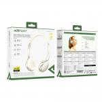 Casti wireless Acefast H8, ANC, Bluetooth 5.4, 500mAh, Autonomie 60h, USB-C, Gold 5 - lerato.ro