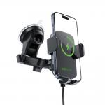 Suport auto universal Acefast D53, Dashboard Mount, Incarcare Wireless 15W, Rotire 360 grade, Negru 4 - lerato.ro