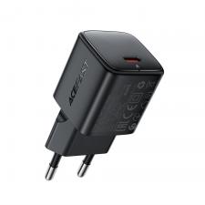 Incarcator retea Acefast A118 GaN, 1xUSB-C, 30W, 3A, Fast Charging, Negru