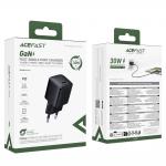 Incarcator retea Acefast A118 GaN, 1xUSB-C, 30W, 3A, Fast Charging, Negru 11 - lerato.ro