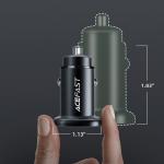 Incarcator auto Acefast, 1x USB-C, 1x USB-A, 38W, Quick Charging 3.0, Negru 10 - lerato.ro