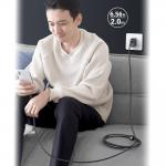 Cablu pentru incarcare si transfer de date Acefast C4-03, 2x USB-C, 100W, 5A, 480 Mbps, 2m, Negru 12 - lerato.ro
