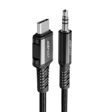 Cablu audio Acefast C1-08, USB-C tata la Jack 3.5mm tata, Lungime 1.2m, Negru