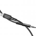 Cablu audio Acefast C1-08, USB-C tata la Jack 3.5mm tata, Lungime 1.2m, Negru 4 - lerato.ro