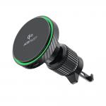 Suport auto Acefast D33, Air Vent Mount, Compatibil MagSafe, Incarcare wireless 15W, Indicator LED smart, Negru 2 - lerato.ro