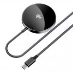 Incarcator wireless Acefast E24, Compatibil cu MagSafe, Putere maxima 15W, 3A, Intrare USB-C, Negru 3 - lerato.ro