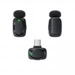 Kit microfon Acefast R2, 2 TX + 1 RX USB-C, Noise Cancelling, Carcasa incarcare, Autonomie 4h, Incarcare USB-C, Negru 5 - lerato.ro
