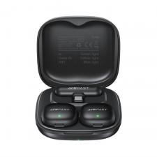 Camere video/foto si accesorii, Kit microfon Acefast R1, 2 TX + 1 RX, Noise Cancelling, Carcasa incarcare, Autonomie 8h, Incarcare USB-C, Negru, lerato.ro