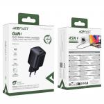 Incarcator retea Acefast A119, 1x USB-C, 45W, 3A, Negru 8 - lerato.ro
