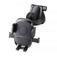Suport auto Acefast D57, Dashboard / Windshield Mount, Sistem inteligent de prindere, Rotire 360 grade, Negru