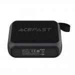 Boxa portabila wireless Acefast K4 Go, 5W, Bluetooth 5.4, 900 mAh, Autonomie 8h, IPX7, USB-C, Negru 6 - lerato.ro