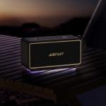 Boxa portabila wireless Acefast K3 Ultra, 66W, Bluetooth 5.4, 4500 mAh, Autonomie 19h, Iluminare RGB, IPX6, USB-C, Negru 6 - lerato.ro